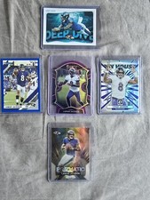 Lamar Jackson( Lot Of 5) Prizm,optic Silver, Die Cut Blue Press Proof ,Mvp🔥🔥