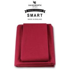 Hainsworth SMART Bed and Cushion Cloth Set for 7ft UK Pool Table - MAROON