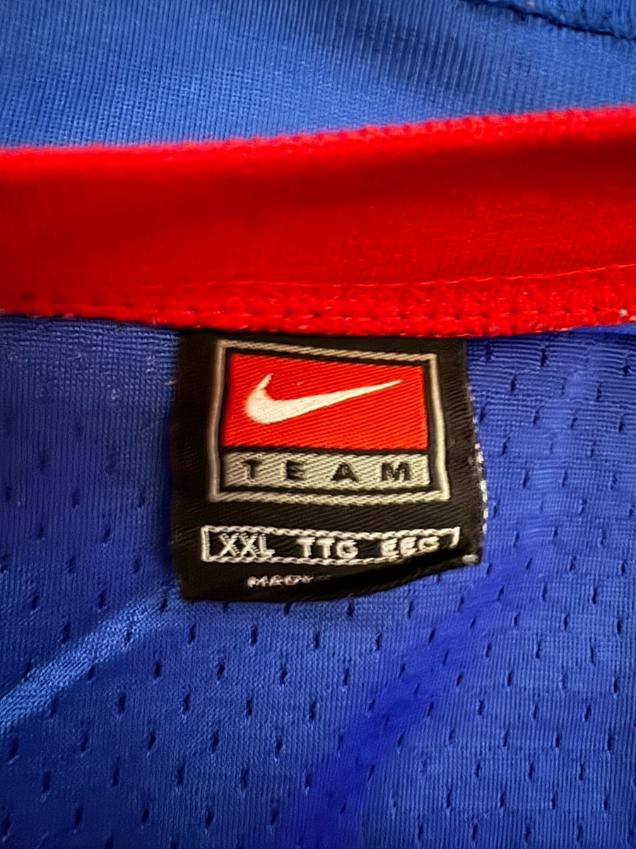 VINTAGE Kerry Collins Blue New York Giants Nike Jersey #5