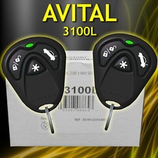 AVITAL 3100L KEYLESS ENTRY TRUNK RELEASE CAR ALARM SECURITY SYSTEM STARTER KILL
