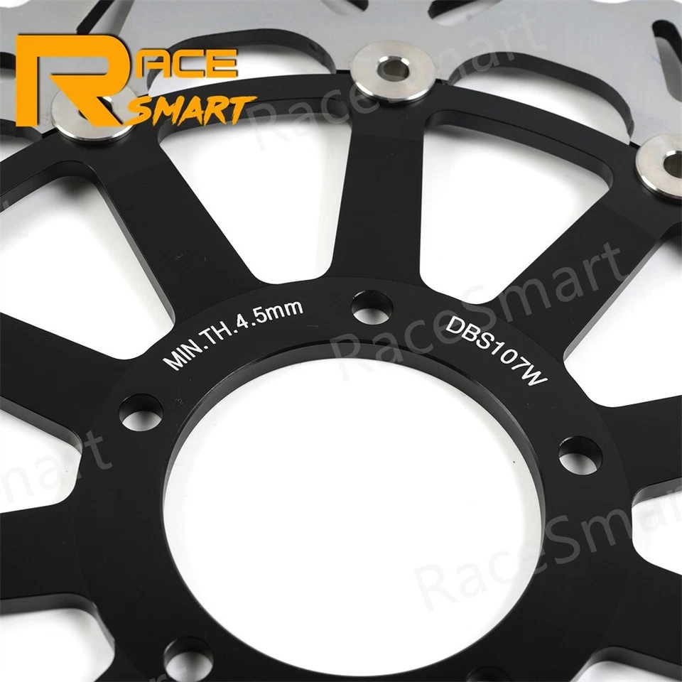 Rotores de disco de freno delanteros para Ducati Monster 1100 2009 2010 Hypermotard 796 13-15 Foto 3 de 4