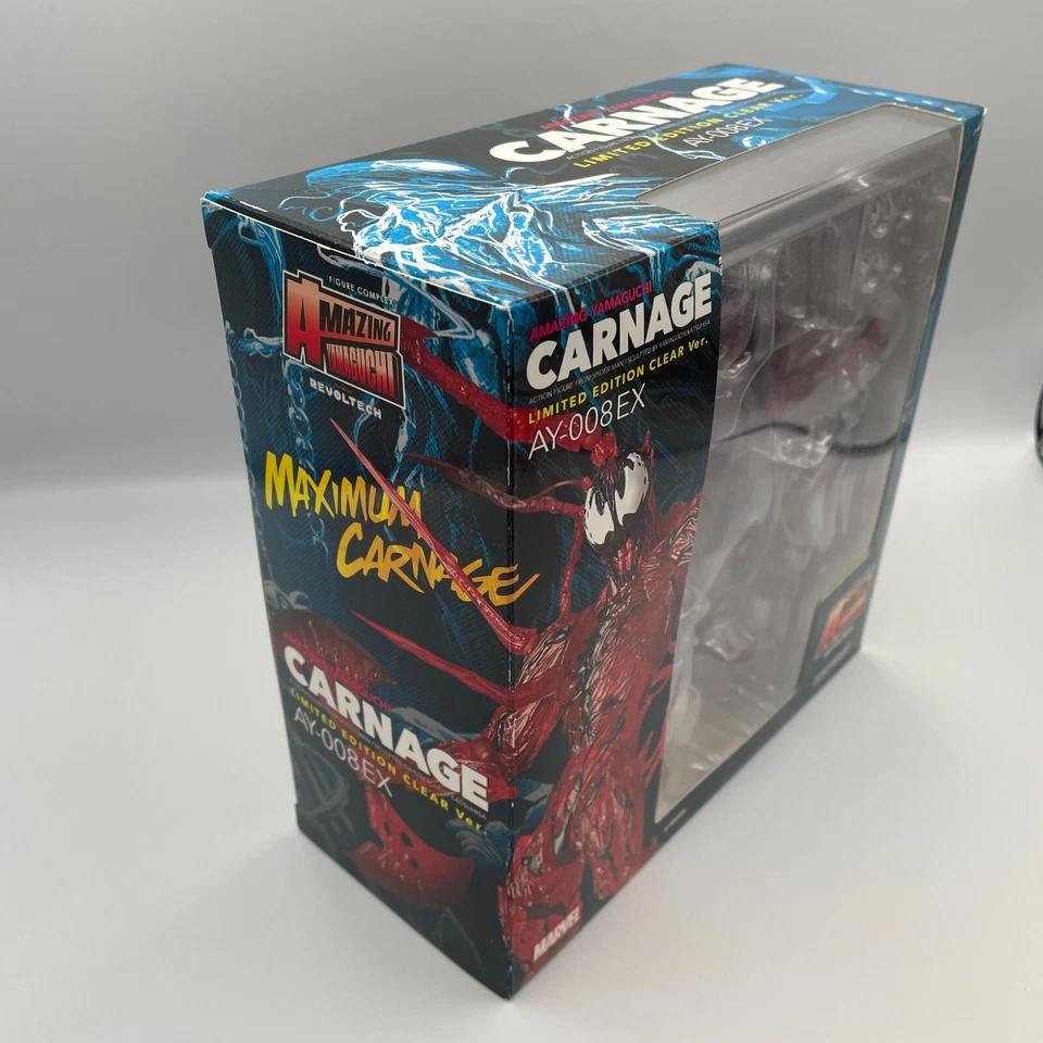 Amazing Yamaguchi Spider-Man Carnage Figure Limited edition clear ver. No.008 - Image 3 of 4