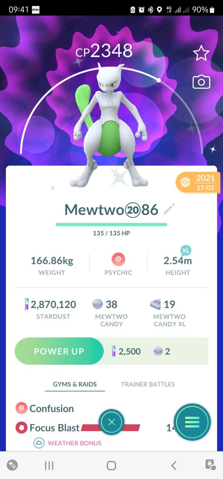 Shiny Mewtwo - Pokemon Go