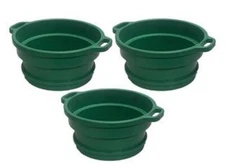 3pc Gold Panning Large Plastic Deep Sorting Tray Classifiers 1/2" 1/4" 1/8" Mesh