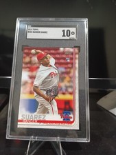 2019 Topps  #303 Ranger Suarez CARD RC ROOKIE SGC GRADED 10 GEM MINT  POP 2 💥