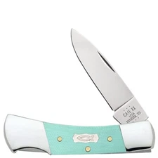 Case Cutlery Lockback Seafoam Green G10 Folding Stainless Pocket Knife 18106