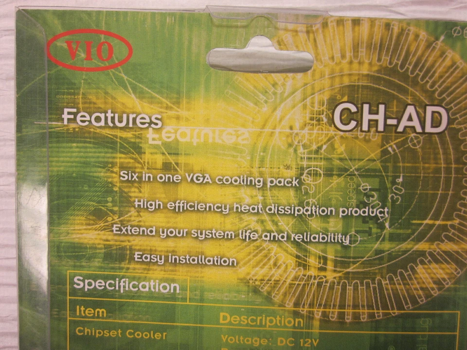 5 piece VIO Chipset Cooling Thermal Package " Vintage Old School " CH-AD Thermal - Image 4 of 4