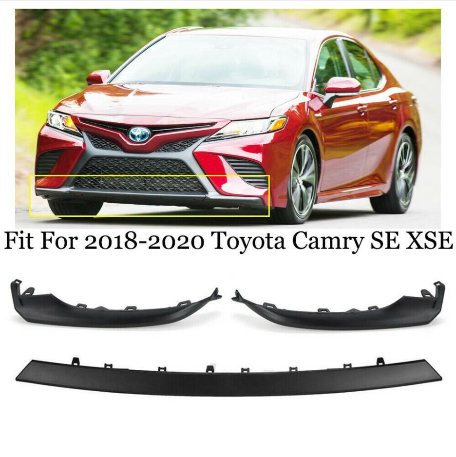 Front Bumper Side Lip Cover Lower Molding Trim For Toyota Camry SE XSE 2018-2020