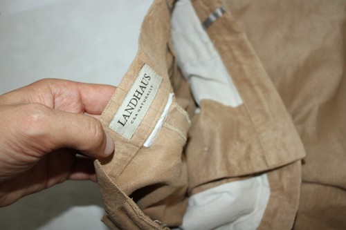 DUNNE 98CM DAMEN LANDHAUS LANGE LEDER HOSE ca GR 40 W30 LEDERHOSE WIESN - Bild 3 von 5