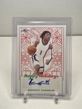 2023 Kennedy Chandler Leaf Happy Holidays Autograph BA-KC1 🔥🔥🔥