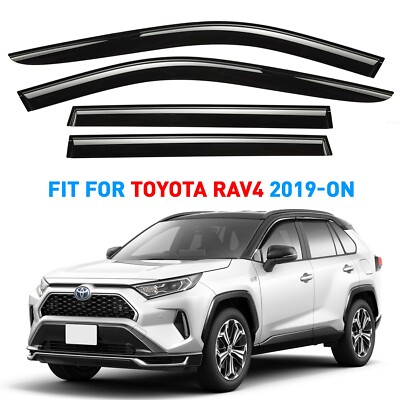 Goodyear In-Channel Window Deflectors Shatterproof For Toyota Tacoma 16 23 Double Cab 4 Pc