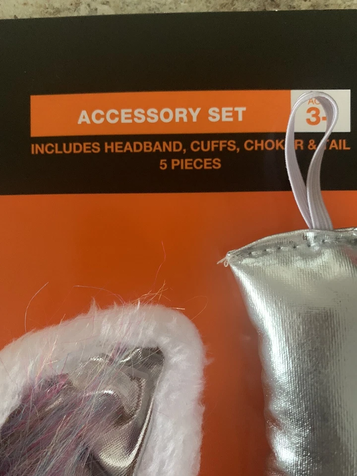 Единорог косплей костюм Хэллоуин играть платье вверх 5 изделий аксессуар набор - Изображение 3 из 4