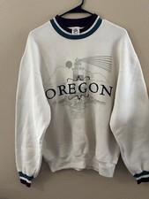 Vintage Oregon Sweatshirt Women  s Medium 90s Jerzees Made In USA.