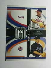 TOM GLAVINE 2005 PLAYOFF PRESTIGE CHANGING STRIPES BASEBALL CARD # C-13 D3760
