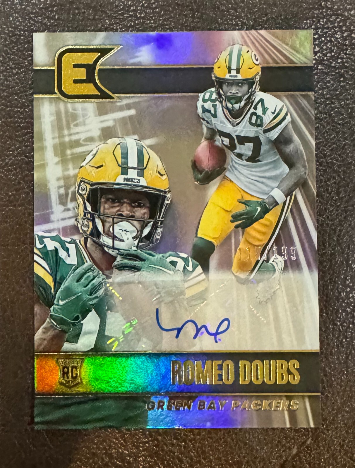 Romeo Doubs 2022 Chronicles Essentials Autograph Card# ESS-ROD (115/199)