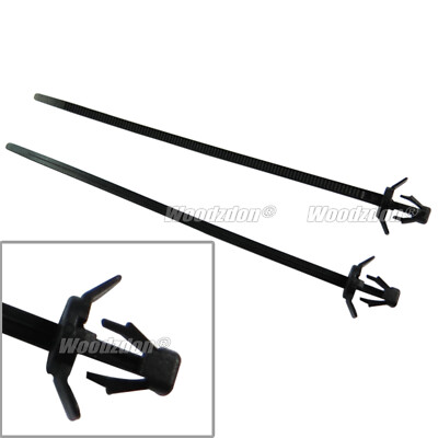 50 Automotive Push Mount Wire Tie Cable Strap Clip Retainer Fit 7.8mm 5/16'' Hole