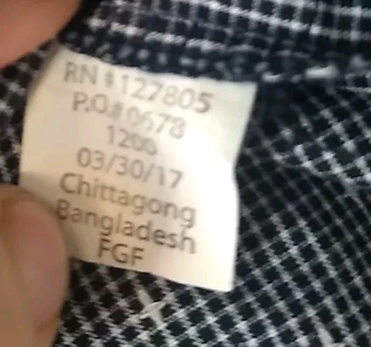 Camisa Polo Assn EE. UU. Niños 3T Niño Negro Manga Larga Botones Logo Bolsillos Foto 4 de 4