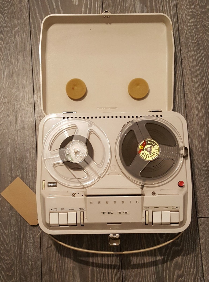 Vintage Genuine Grundig TK14 Reel To Reel Tape Recorder not tested