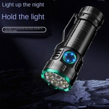Super Bright 12000000LM Torch 8 LED Flashlight USB Rechargeable Tactical lights