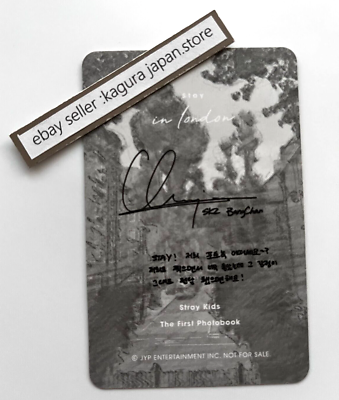 Stray Kids BANG CHAN BANGCHAN Stay in London First 1st Photobook