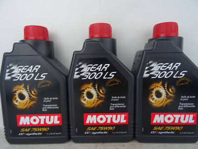 Motul Gear 300 LS 75W-90 Getriebeöl 75W90 API GL-5 3x 1Liter