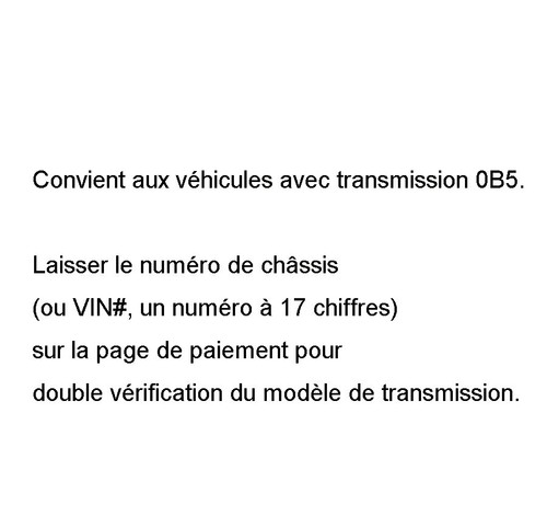 Kit de reconstruction principal de transmission 0B5 DL501 pour AUDI PORSCHE - Picture 2 of 2