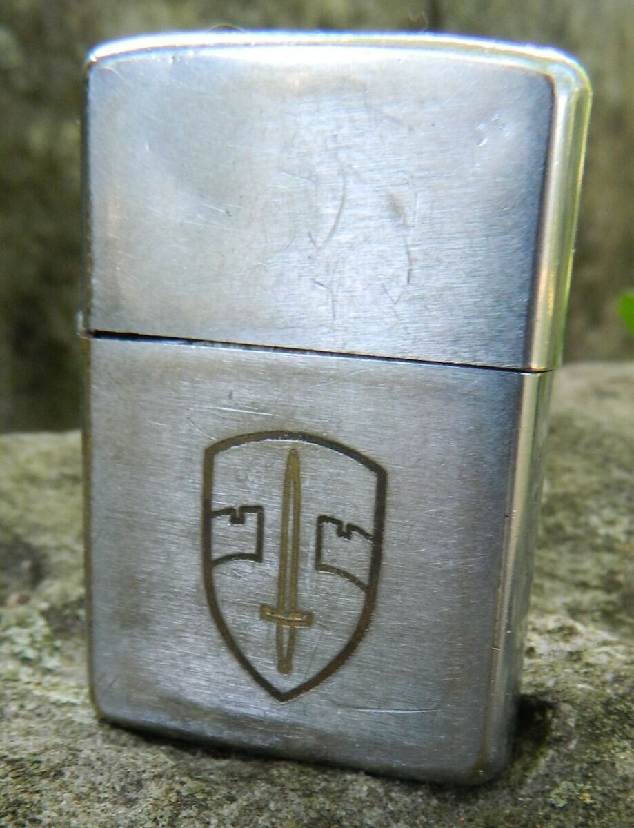 Zippo Lighter Vietnam 1966 -67 MAC-V 57th Trans BN Military Zippo Lighter Vietnam 1966 -67 MAC-V 57th Trans BN Military