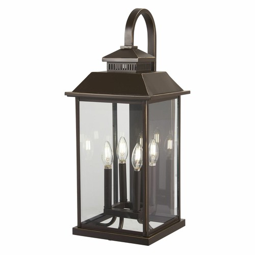 Minka Lavery 72593-143C Miner'S Loft 4 Light Oil Rubbed Bronze Outdoor Wall Ligh