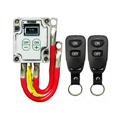 Interruptor de batería de coche aislador de corte maestro doble control remoto kit de desconexión