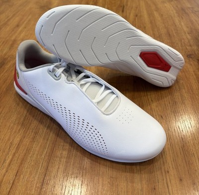 Puma Mens Ferrari Drift Cat Decima White Rosso Corsa Shoes Size 11 307193-02