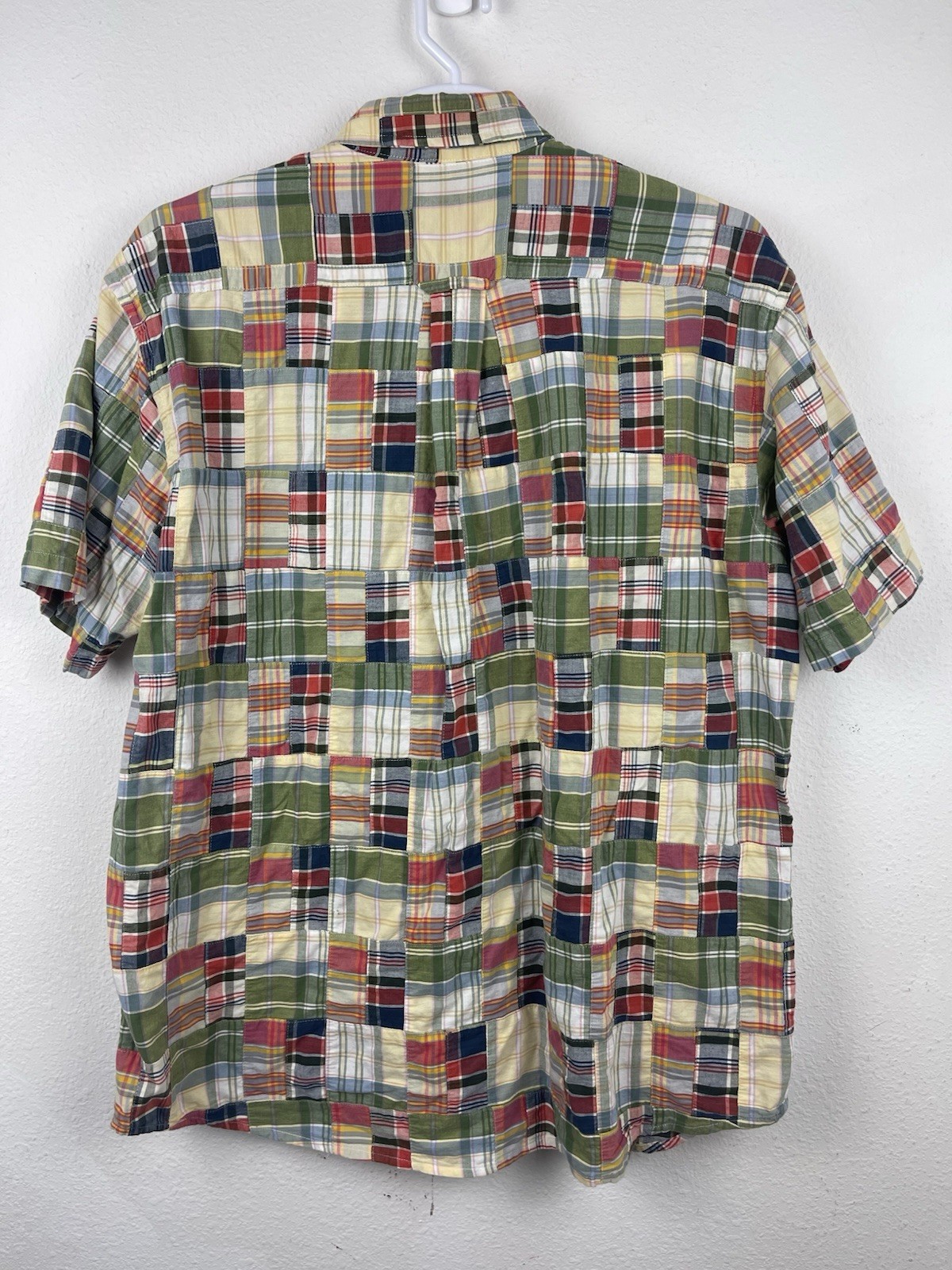 Orvis Patchwork Shirt Long Sleeve Button Down Cot… - image 3