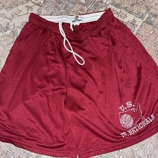 Blue Star Boys Athletic Shorts SoE Lg Burgundy US Jr Nationals