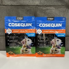 2x Cosequin SENIOR Joint Health Supplement for Dogs 120 Soft Chews EXP 2027