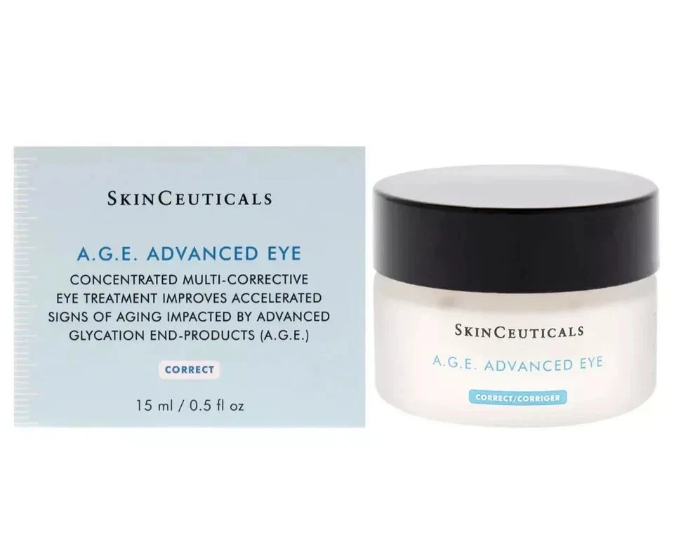 SKINCEUTICALS A.G.E AGE CREMA AVANZADA PARA OJOS *NUEVA* TAMAÑO COMPLETO 0,5 ONZAS CAJA SELLADA Foto 2 de 2