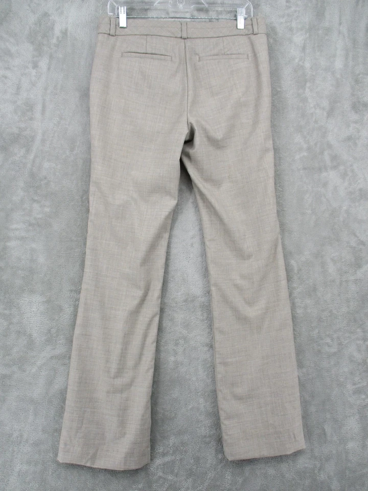 Pantalones Banana Republic para mujer 6 Martin Fit mezcla de lana pantalón oficina carrera bronceado Foto 2 de 4