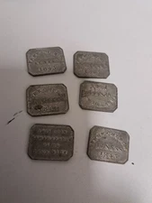 Free Church Alness 1843 x 6 Tokens ..RareCollectable.  Scotland