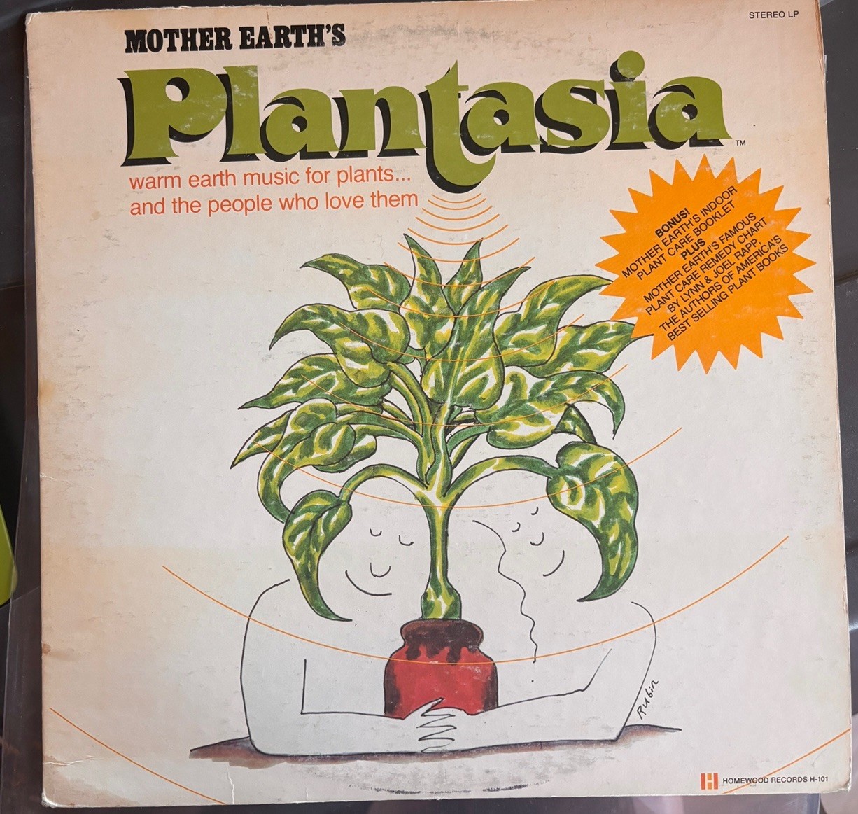 🪴1976 PLANTASIA MORT GARSON *SEALED* ORIGINAL PRESSING LP W/ BOOKLET