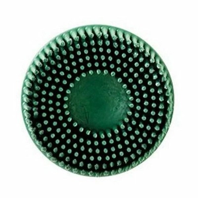 3M 7524 Scotch-Brite  Roloc  Bristle Disc 07524 Green, 2'', Coarse, 10 PACK
