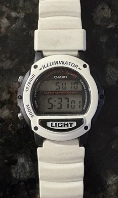 Casio Illuminator Digital Watch LW-22H White!