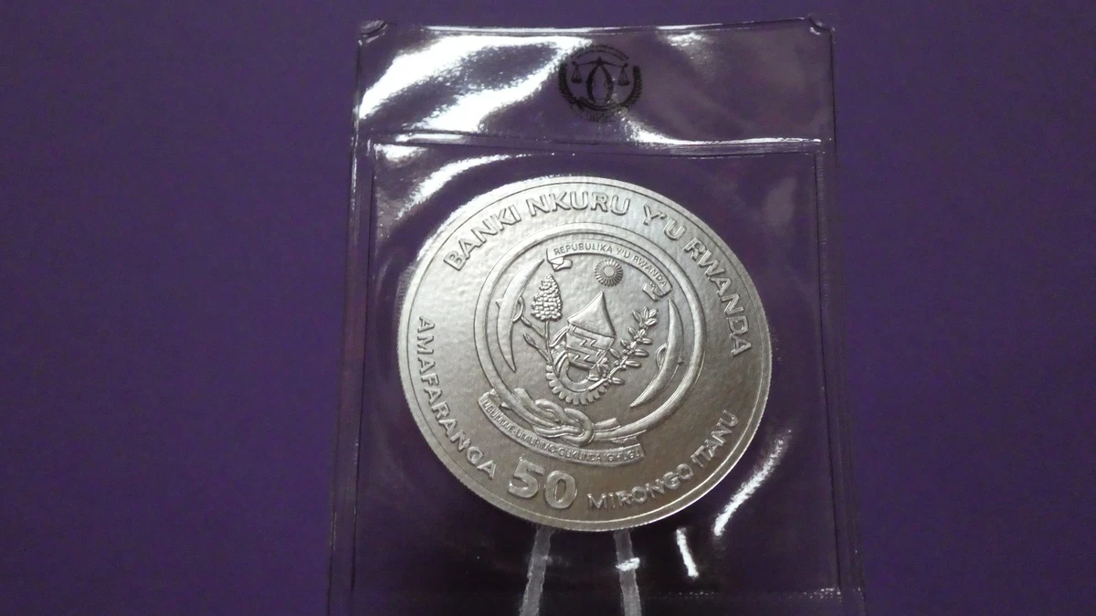 Ruanda Gepard 2013 African Ounce 1 oz plata Ag 999. Embalaje original S/C