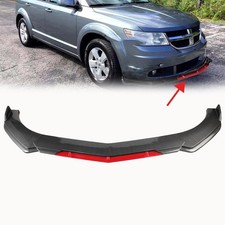 For Dodge Journey Universal Front Bumper Lip Spoiler Splitter Carbon Fiber Red For Dodge Journey Universal Front Bumper Lip Spoiler Splitter Carbon Fiber Red