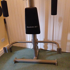 Reebok RX Multi-Gym Adjustable Metal Home Gym Strength Trainer Grey/Black