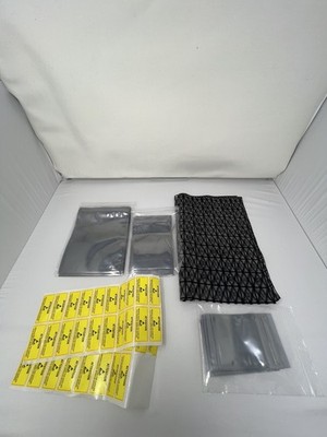 Electrostatic Sensitive Bags Extra Large, Large, Medium, Small and Stickers Lot
