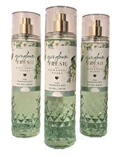 GINGHAM FRESH FRAGRANCE MIST BODY SPRAY BATH BODY WORKS SPRING GREEN X3 - 8 OZ