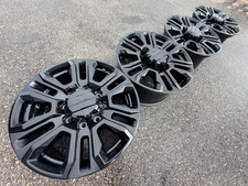 20" GMC SIERRA 2500 HD 3500 DENALI OEM FACTORY STOCK WHEELS RIMS 8X180 black