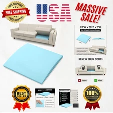 High-Density Sofa Cushion Support: 20x20 Inch Foam Repair for Sagging Seats
