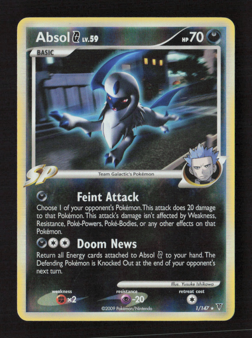 Absol G Holo Rare Reverse Holo Supreme Victors 1 LP Pokémon TCG