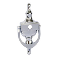 Door Knocker Victorian Urn Style 6.5" Bolt Through Peep Hole Spy View UPVC Door