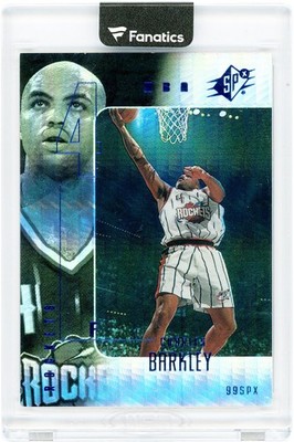 Charles Barkley Houston Rockets 1999-00 Upper Deck SPx Radiance #29 #37/100 Card