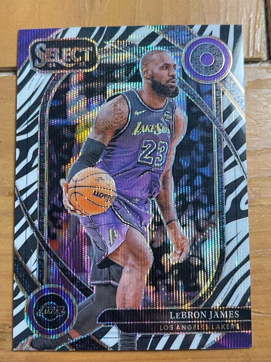 2024 Select Lebron James Courtside Zebra | eBay